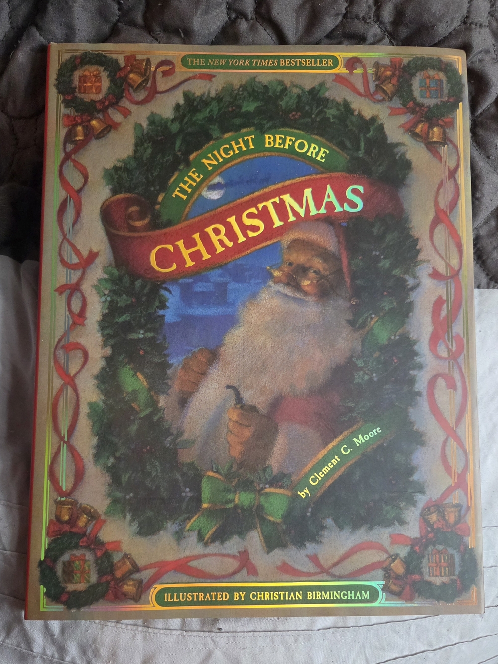 The Night Before Christmas Illustrated Holiday Book - Red/Green